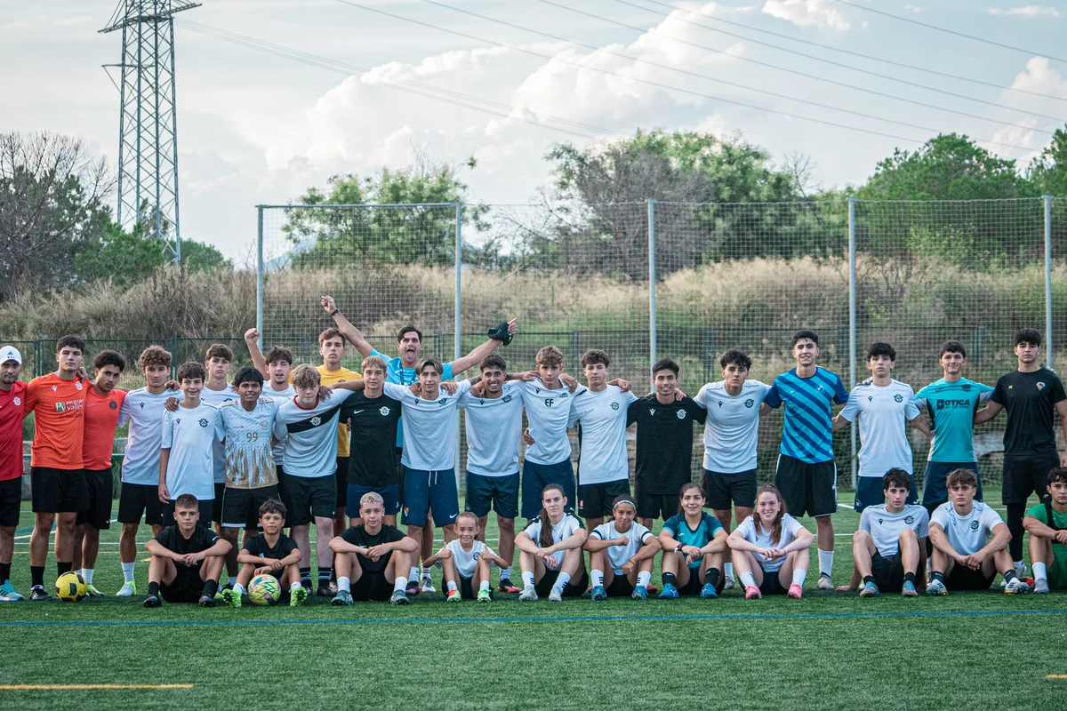 Gran grupo de entrenamiento